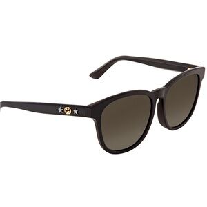 Gucci Black Sunglasses with Gold Details